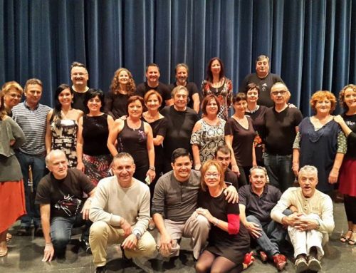 Marina Alcalde y Diego Quispe en la Voz de Avilés