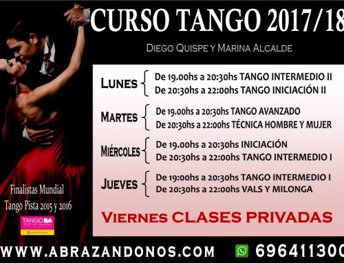 CURSO TANGO ARGENTINO 2017/2018